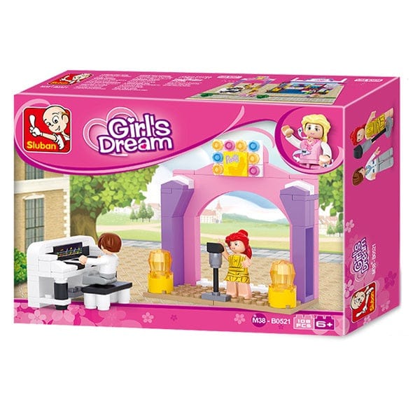 Costruzioni Sluban set Costruzioni Concerto Privato 109 pezzi Sluban Costruzioni per Bambine 79 pz | The Toys Store