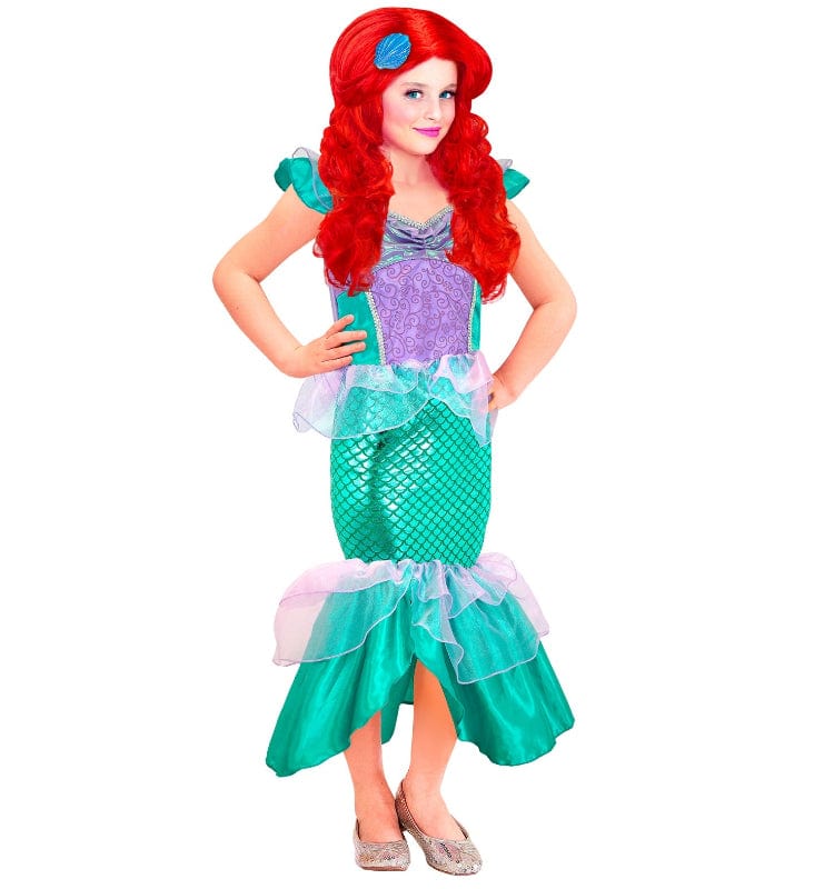Costume Carnevale Costume Sirena Travestimento per bambine Taglie da 4 a 10 Anni Costume Sirena Travestimento per bambine Taglie da 4 a 10 Anni