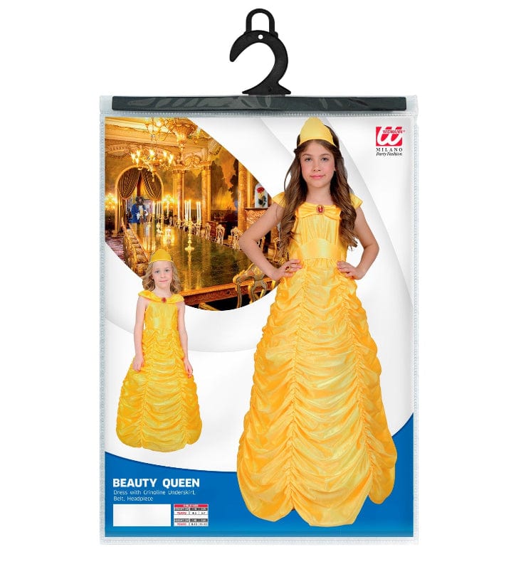 Costume Carnevale Costume Principessa Bambina, Beauty Queen Taglie da 4 a 13 Anni Costume Principessa Bambina, Beauty Queen Taglie da 4 a 13 Anni