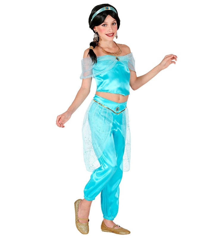 Costume Carnevale Costume Principessa Araba Bambina Taglie da 5 a 10 Anni Costume Principessa Araba Bambina Taglie da 5 a 10 Anni
