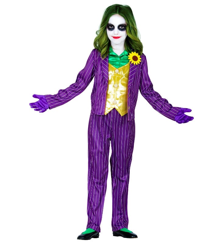 Costume Carnevale Costume Joker Bambina Taglie da 5 a 13 Anni Costume Joker Bambina Taglie da 5 a 13 Anni