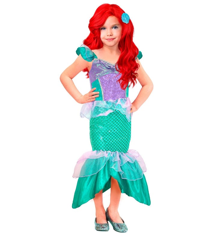 Costume Carnevale Costume Sirena Travestimento per bambine Taglie da 4 a 10 Anni Costume Sirena Travestimento per bambine Taglie da 4 a 10 Anni