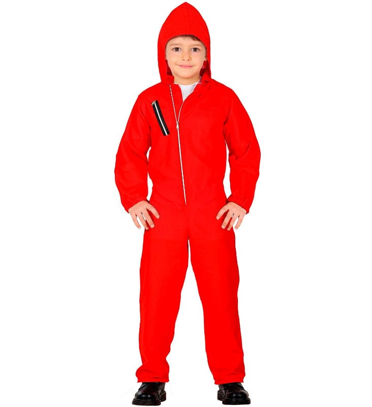 Costume Carnevale Costume da rapinatore, tuta con cappuccio bambino Costume da rapinatore, tuta con cappuccio bambino