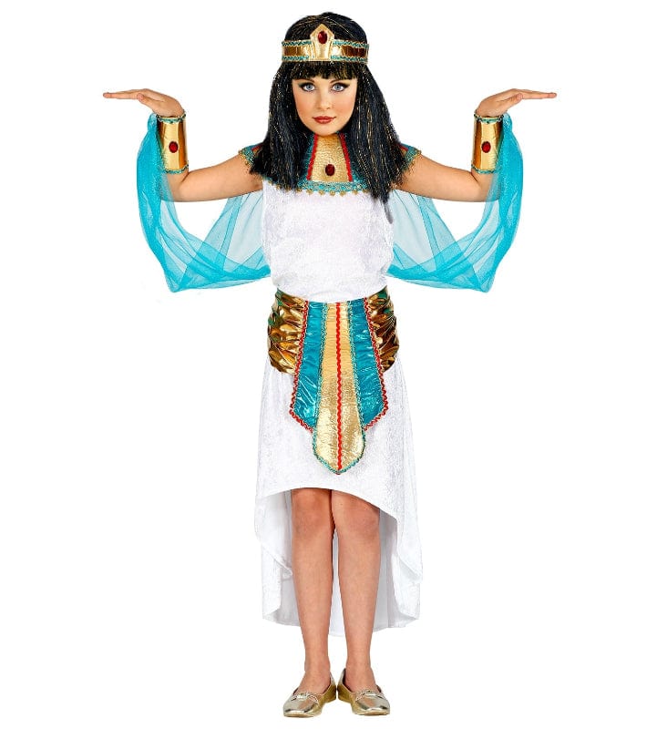 Costume Carnevale Costume di Carnevale Egiziana Bambina Taglie da 4 a 13 Anni Costume di Carnevale Egiziana Bambina Taglie da 4 a 13 Anni