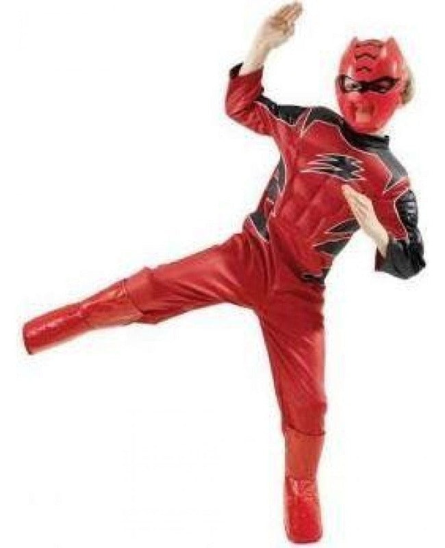 Costume Carnevale Costume Power Ranger Jungle Fury taglia 3-4 Anni