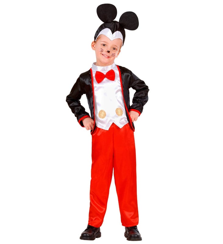 Costume Carnevale Costume Carnevale Topolino per Bambini Taglie da 1 a 3 Anni Costume Carnevale Topolino per Bambini Taglie da 1 a 3 Anni