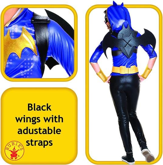 Costume di Carnevale BatGirl, Travestimento Bambine DC Super Hero