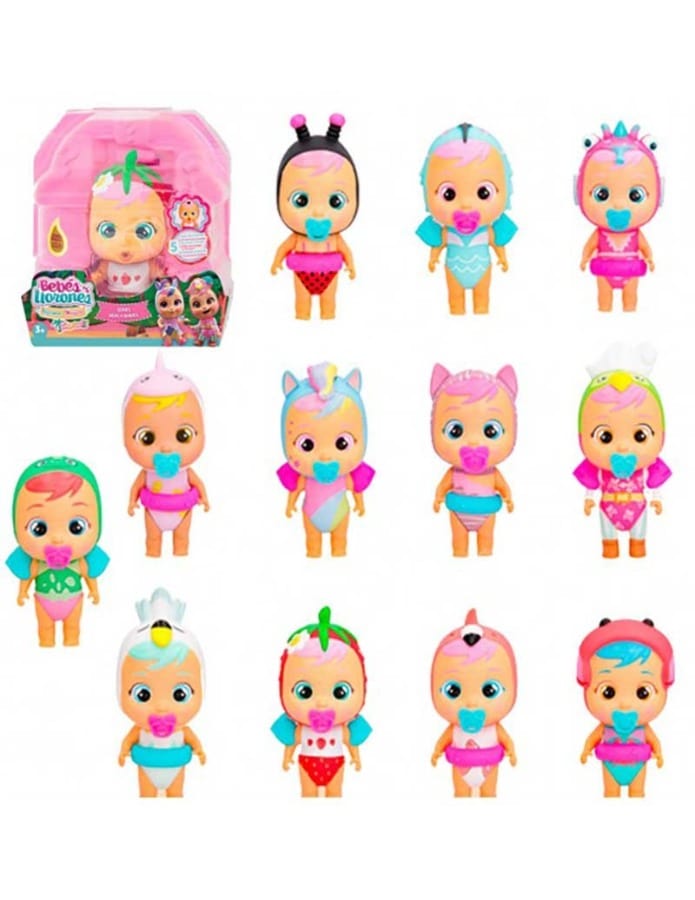 Bambole Cry Babies Magic Tears Tropical, Nuove Bamboline con Costumi da Bagno