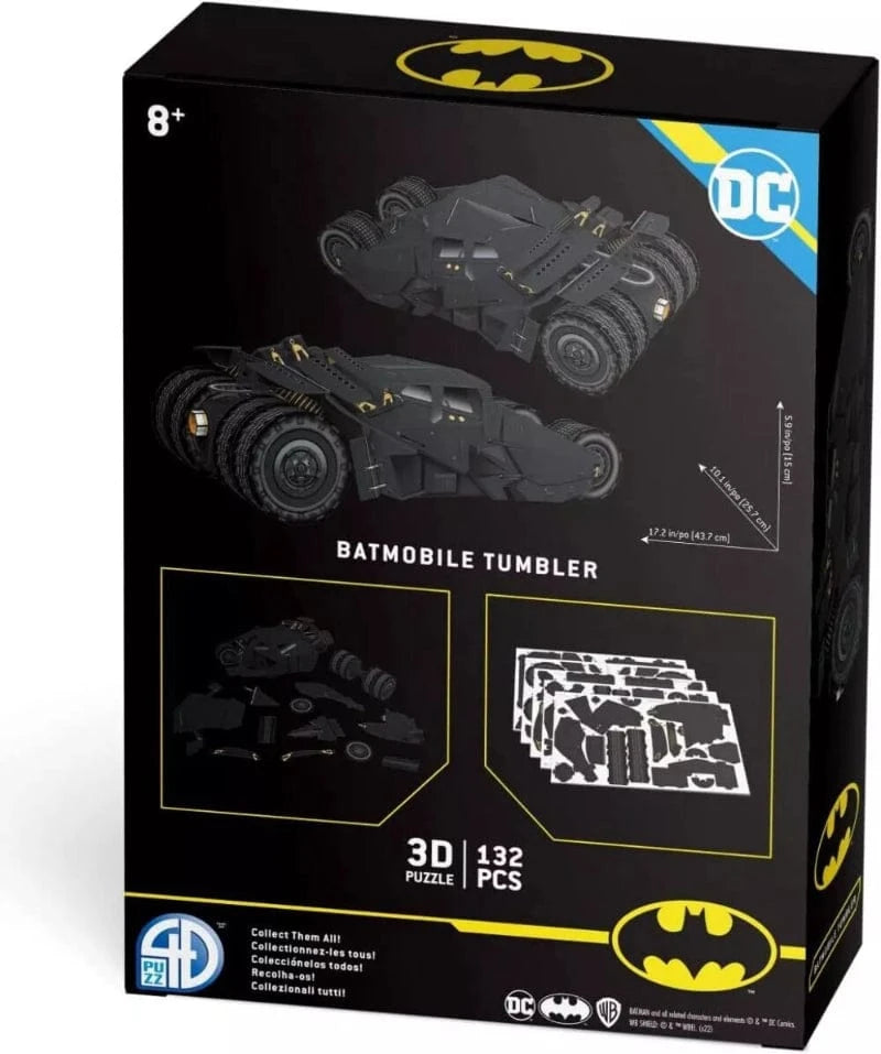 Costruzioni Batman: 3D Paper Models - Batmobile Tumbler (132pc) Batman: 3D Paper Models - Batmobile Tumbler (132pc)