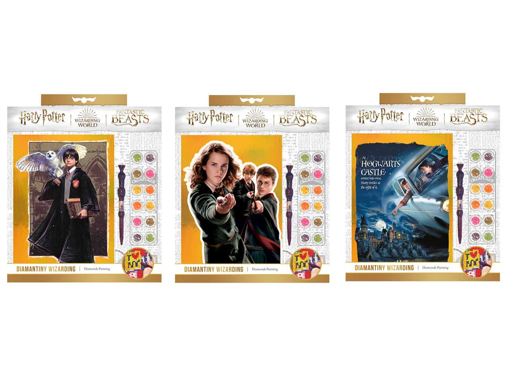 Colora e Decora Diamantiny Wizarding Harry Potter, Mosaico con Diamanti