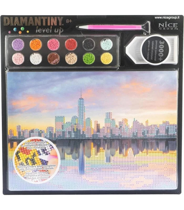 Colora e Decora Diamantiny Level Up City, Mosaico con Diamanti Diamantiny Level Up City, Mosaico con Diamanti
