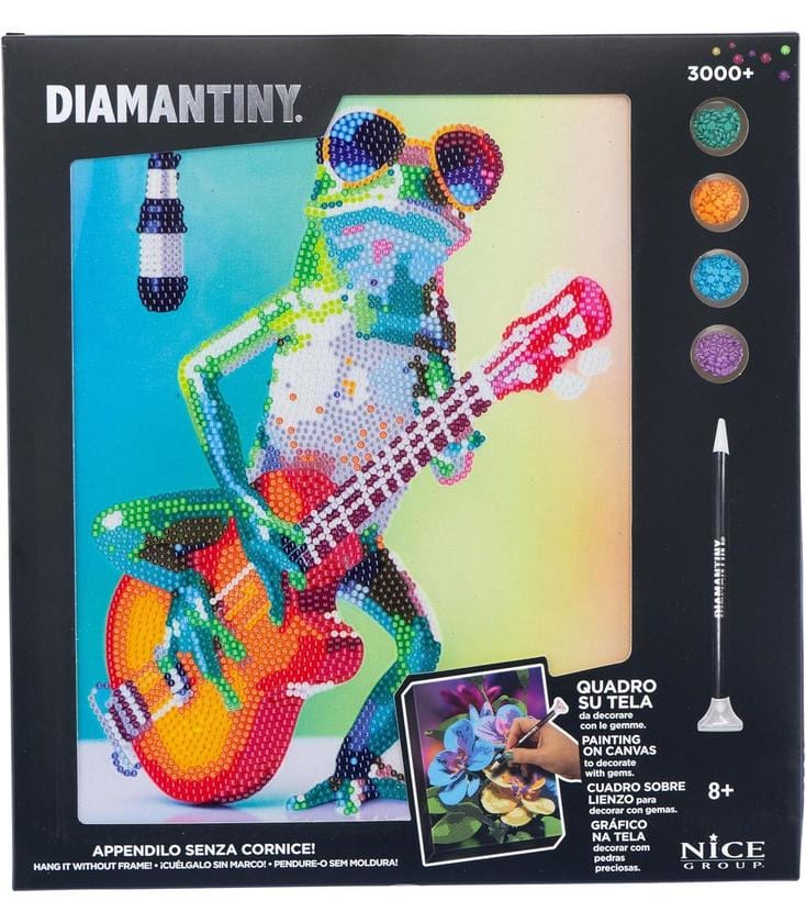 Colora e Decora Diamantiny Quadro su Tela, Mosaico con Diamanti