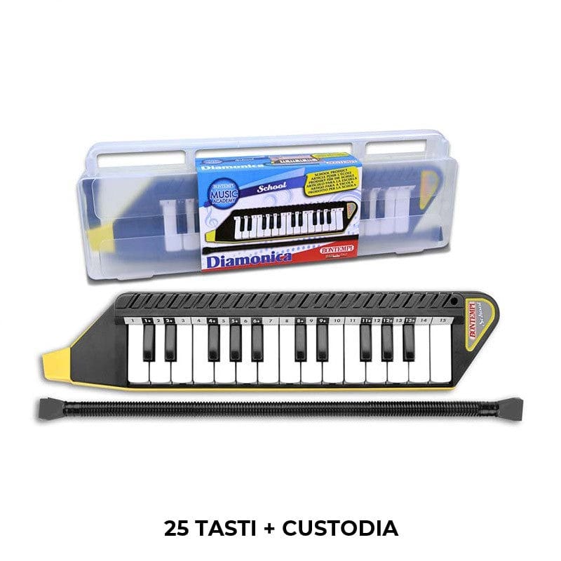 strumenti musicali Diamonica Bontempi ideale per la scuola Media 25 Tasti con Custodia Rigida Diamonica Bontempi ideale per la scuola Media 25 Tasti con Custodia Rigida