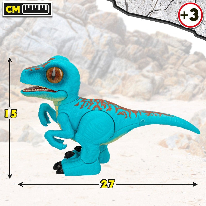 dinosauri Velociraptor Junior, Dinosauro Interattivo per Bambini