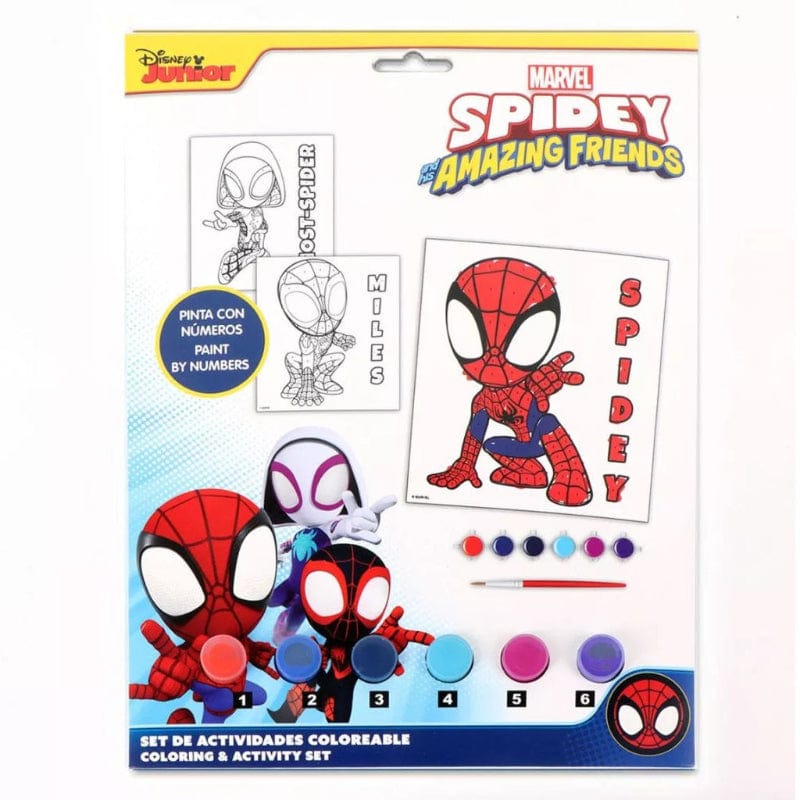 Giocattoli artistici e da disegno Pittura con i Numeri, set per dipingere di Spidey e Bluey +3 Anni Pittura con i Numeri, set per dipingere di Spidey e Bluey +3 Anni