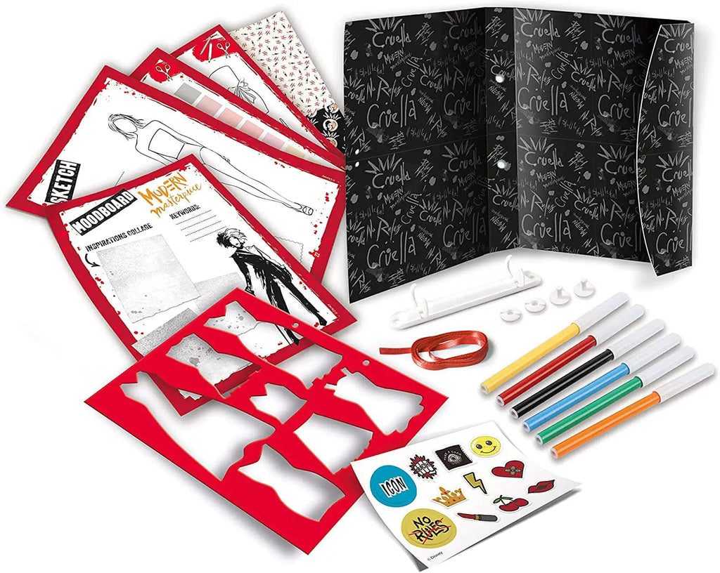 Giocattoli artistici e da disegno Disegna la Moda, Cruella Look Book