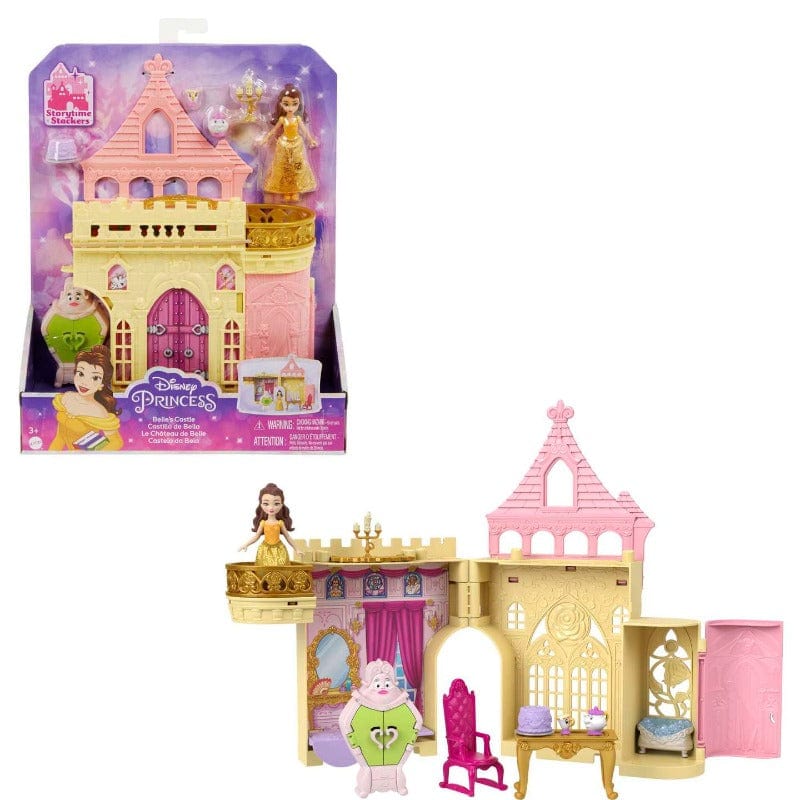 Bambole, playset e giocattoli Disney Princess Playset Castello di Belle con Accessori