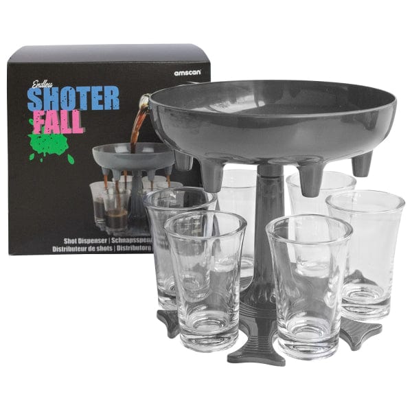Giochi di società Party Drinking Shot Dispenser, Riempi 6 Bicchierini alla Volta