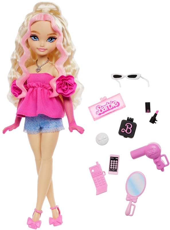 Bambole Barbie dream besties Malibu, bambola bionda con accessori Barbie dream besties Malibu, bambola bionda con accessori