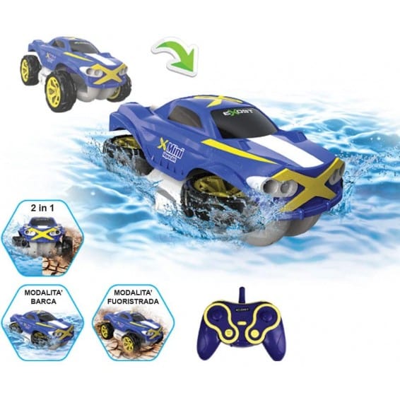 Radiocomando Exost Mini Aquajet, Macchina Rc trasformabile in Acqua