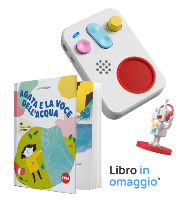 Giocattoli educativi Faba+ Raccontastorie Interattivo 2024, Cassa audio con Personaggio Sonoro Faba Me e Luce notturna Faba+ Raccontastorie Interattivo 2024, Cassa audio con Personaggio Sonoro Faba Me e Luce notturna