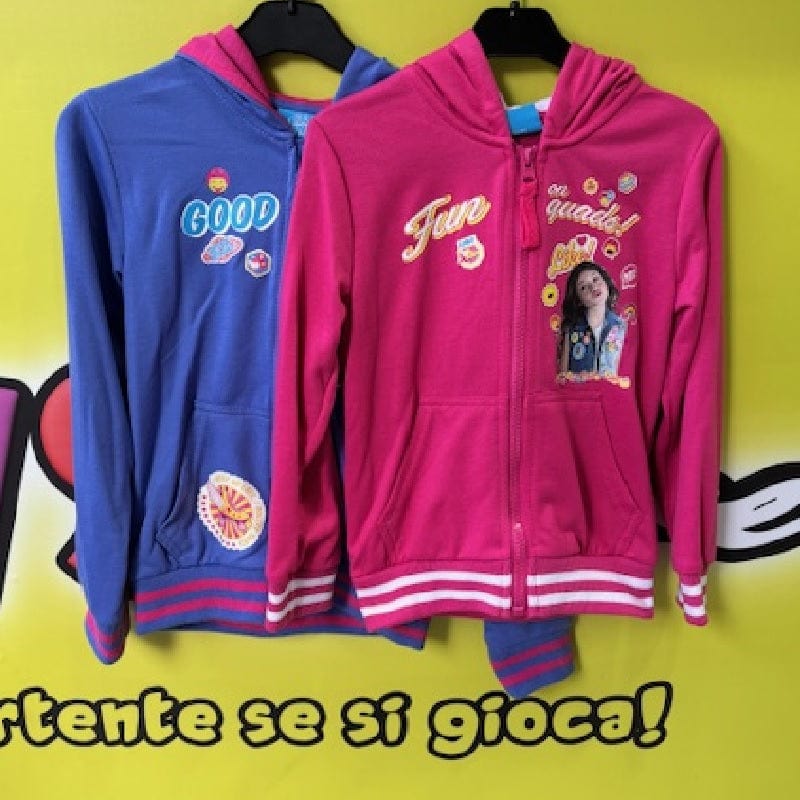 Abbigliamento Soy Luna Felpa con Cappuccio per Bambine