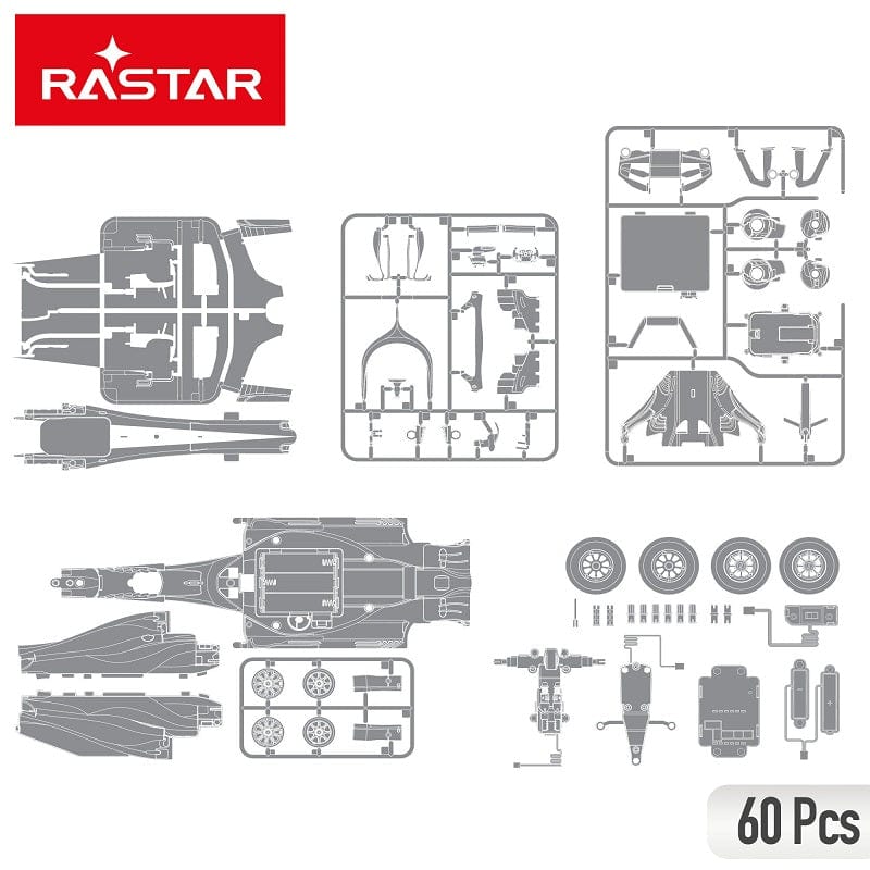 Giocattoli telecomandati Ferrari F1 Radiocomandata, Rastar Costruisci e Guida Formula1 scala 1:16 Ferrari F1 Radiocomandata, Rastar Costruisci e Guida Formula1 SF1000