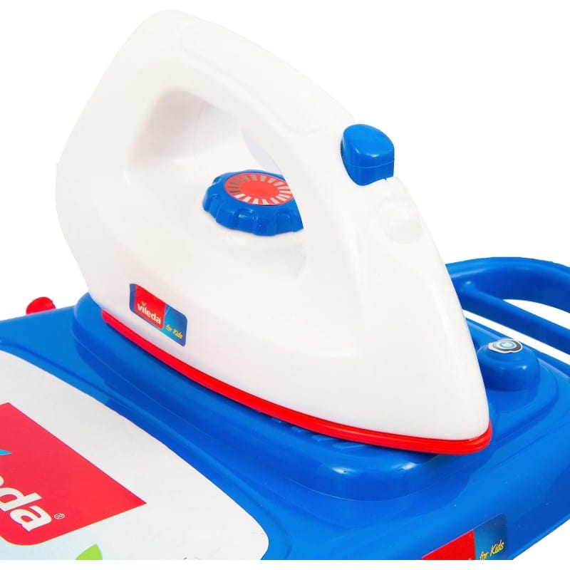 Giochi d'Imitazione Vileda Asse da Stiro per Bambini, playset da Gioco che Include Asse, Ferro da Stiro e accessori Vileda Asse da Stiro per Bambini, playset da Gioco che Include Asse, Ferro da Stiro e accessori
