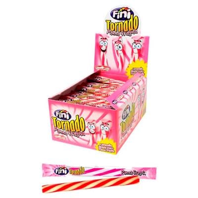 Party - Dolciumi Caramelle Tornado Panna Fragola 150 pz- Fini Caramelle Tornado Panna Fragola 150 pz- Fini