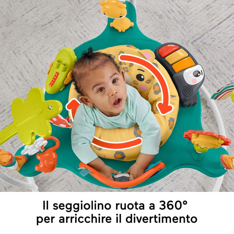 Fisher Price Centro Attività Leopardo Salterino