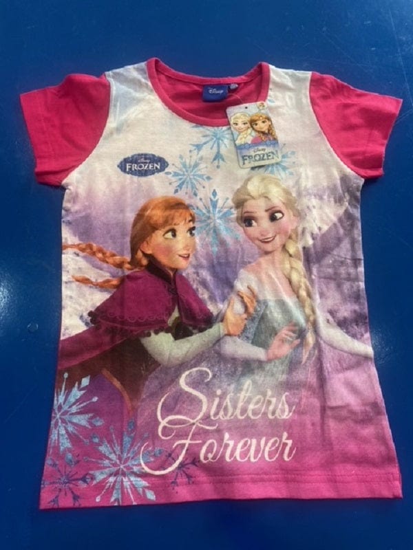 T-Shirt Frozen Maniche Corte
