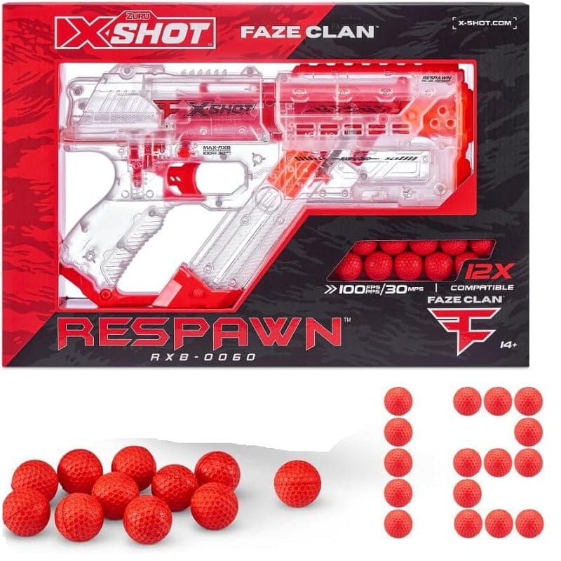 Gadget e armi giocattolo Blaster X-Shot Chaos Faze Respawn, spara Nuove Munizioni a Palla Blaster X-Shot Chaos Faze Respawn, spara Nuove Munizioni a Palla
