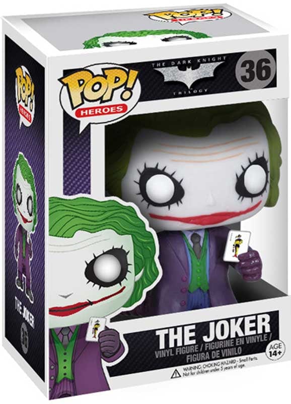 Action Figures Funko Pop Heroes: The Joker il cavaliere Oscuro 36