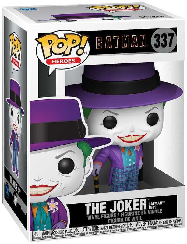 Action Figures Funko Pop Heroes: Joker 337 BATMAN 1989