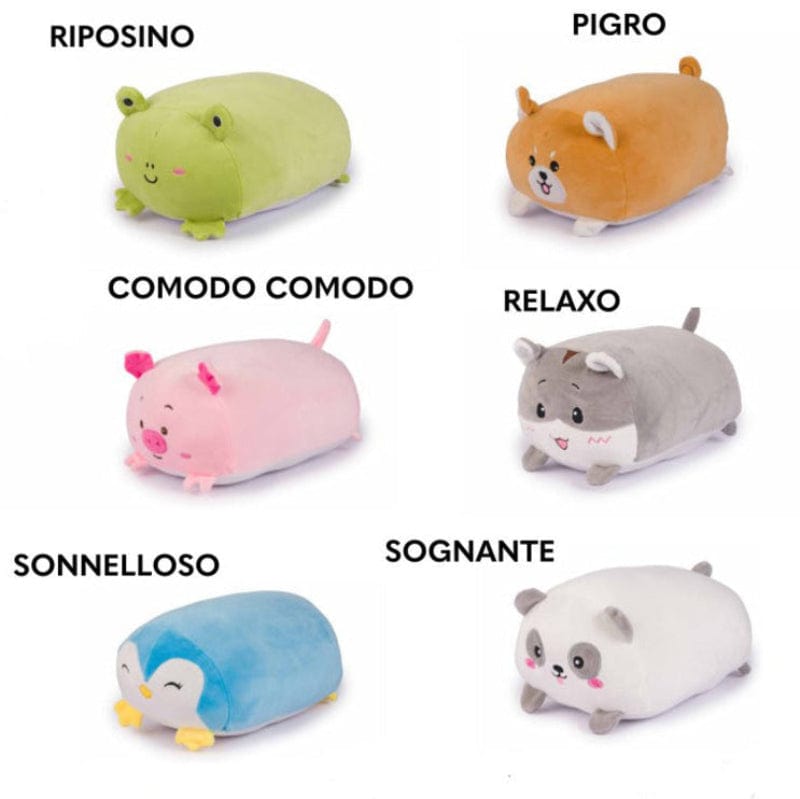 Peluche FUNNY CUSCINO ANIMALI 25 CM FUNNY CUSCINO ANIMALI 25 CM