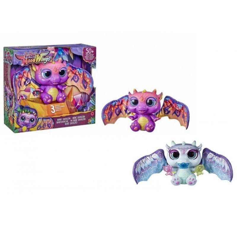 Animali Interattivi FurReal Draghetto Interattivo Snow Dragon, Drago Mood Wings