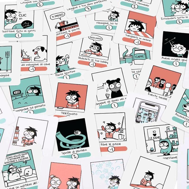 Giochi di società Future Me Problems gioco di carte per serate in compagnia