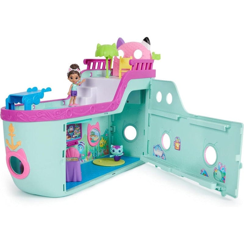 Bambole, playset e giocattoli Gabby's Dollhouse la Nave da Crociera di Gabby, Playset con 2 Personaggi e Accessori Gabby's Dollhouse Rainbow Closet, Playset portatile con bambola