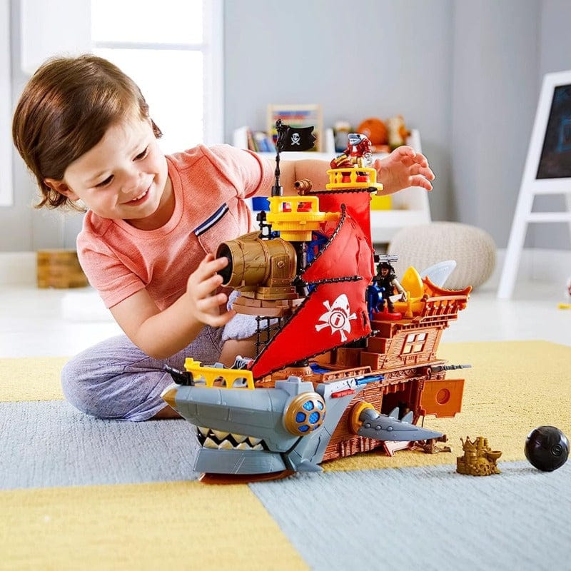 Bambole, playset e giocattoli Fisher-Price Imaginext, Galeone dei Pirati con Mini Personaggi e Accessori Fisher-Price Imaginext, Galeone dei Pirati con Mini Personaggi