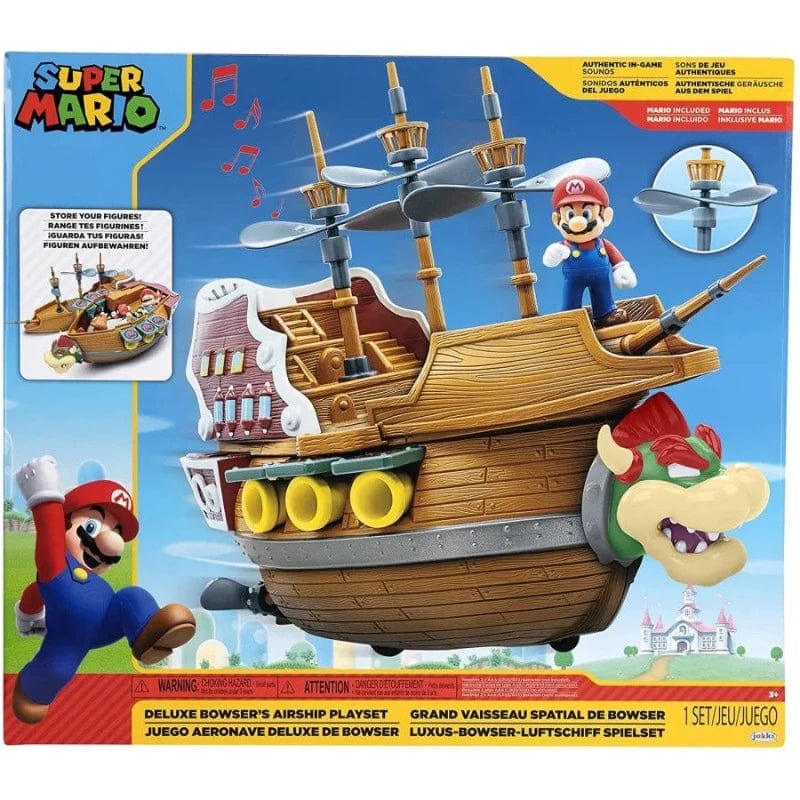 Bambole, playset e giocattoli Super Mario Galeone di Browser, Playset Nave