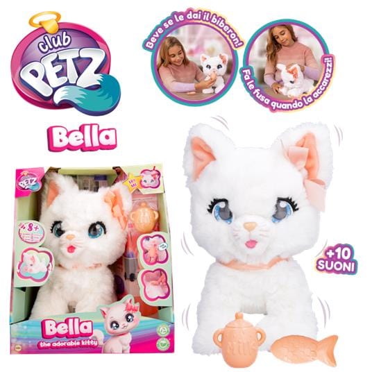 Animali Interattivi Bella Adorabile Gattino Interattivo Club Petz