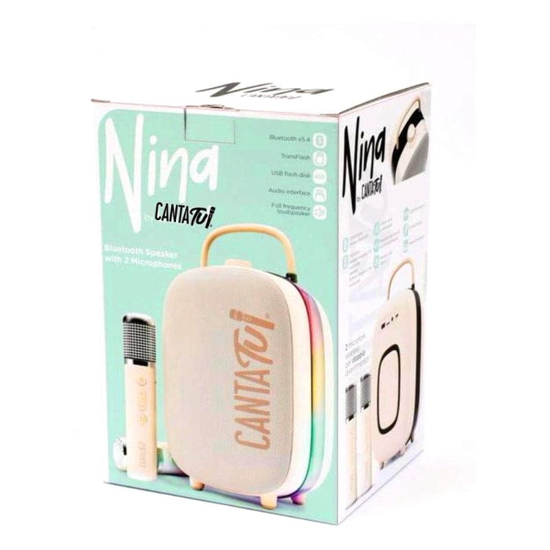 Karaoke Canta Tu Nina, Karaoke Portatile WiFi Bluetooth doppio microfono - Giochi Preziosi Canta Tu Nina, Karaoke Portatile WiFi Bluetooth doppio microfono