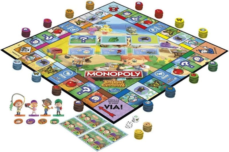 Giochi di società Monopoly Animal Crossing, Gioco da Tavola per tutta la Famiglia