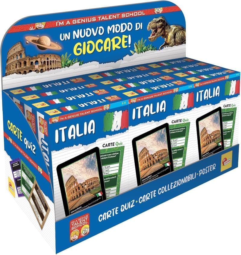 carte da gioco I'm a Genius Lisciani, Gioco di Carte Quiz I'm a Genius Lisciani, Gioco di Carte Quiz