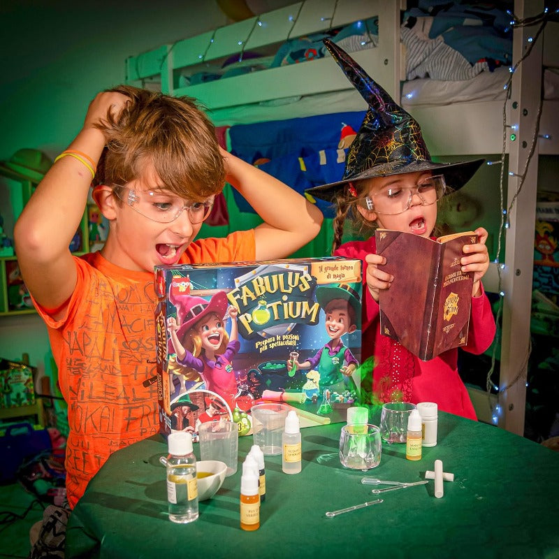 Giochi di società Rocco Giocattoli Fabulus Potium Gioco e Laboratorio di Magia per bambini Fabulus Potium Gioco e Laboratorio di Magia per bambini