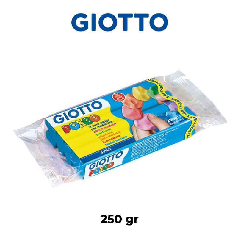 Plastilina Plastilina Giotto Pongo 250gr Panetto Varie Colorazioni Plastilina Giotto Pongo 250gr Panetto Varie Colorazioni