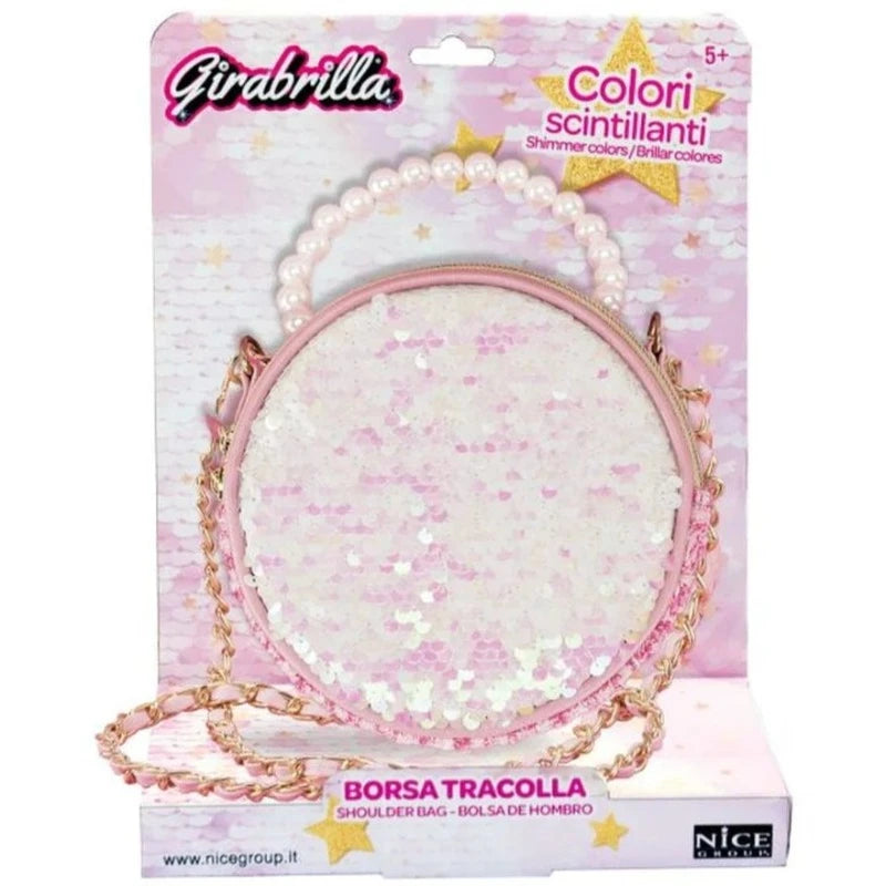 Zaini Girabrilla Borse fashion con paillettes reversibili e Perle