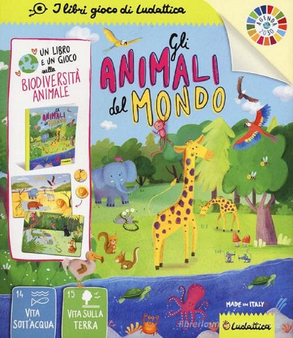 Giocattoli educativi I Libri gioco di Ludattica , Gli Animali del Mondo