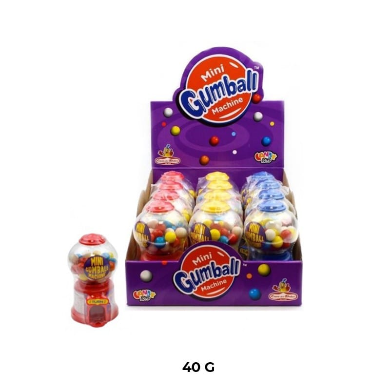 Party - Dolciumi Gomme da Masticare Gumball Machine 12 pz - Joygum Gomme da Masticare Gumball Machine 12 pz - Joygum