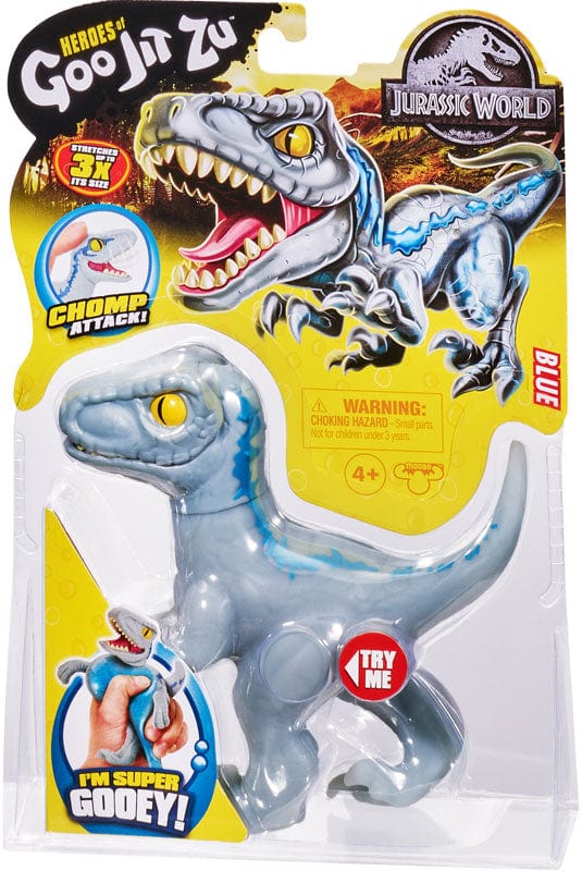 Giocattoli Goo Jit Zu Jurassic World Blue, Dinosauro Allungabile